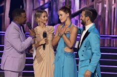 Alfonso Ribeiro, Julianne Hough, Whitney Leavitt, and Mark Ballas on the November 18, 2025, episode of ABC's 'Dancing With the Stars.'