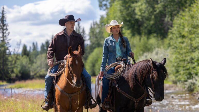 Amber Marshall and Kerry James