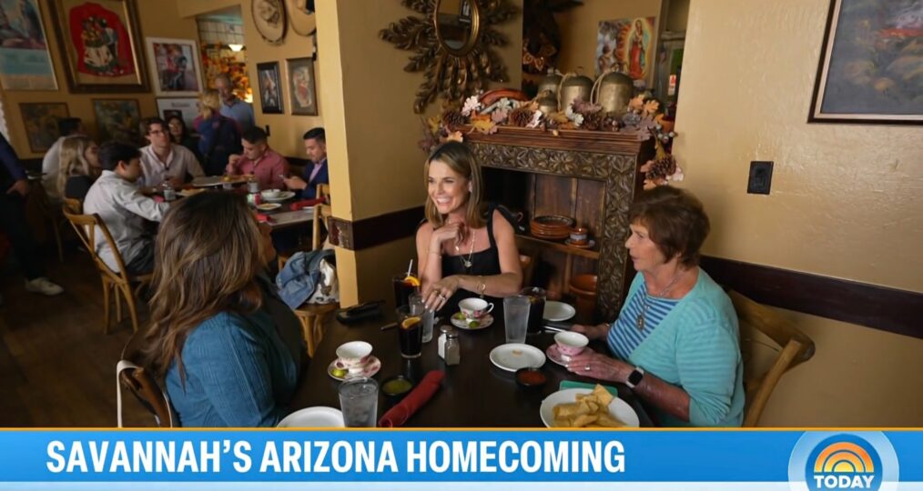 Annie Guthrie, Savannah Guthrie, and Nancy Guthrie on the November 5, 2025, episode of NBC's 'Today.'