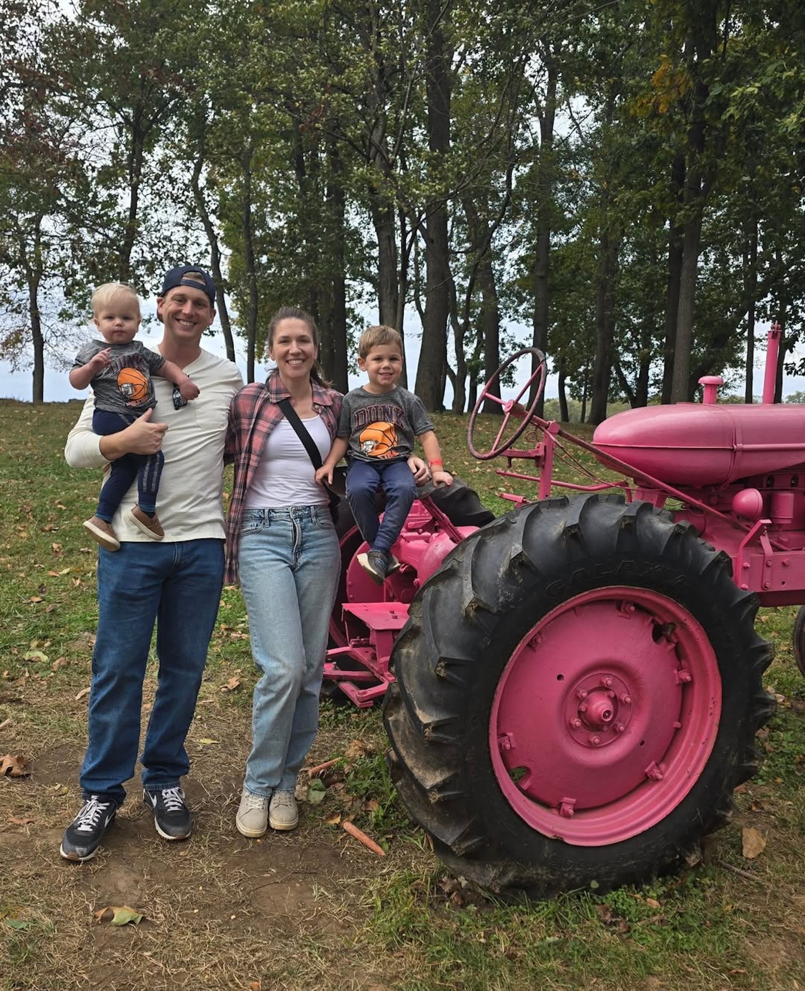 Austin Hurd, Jessica Studer, and their kids