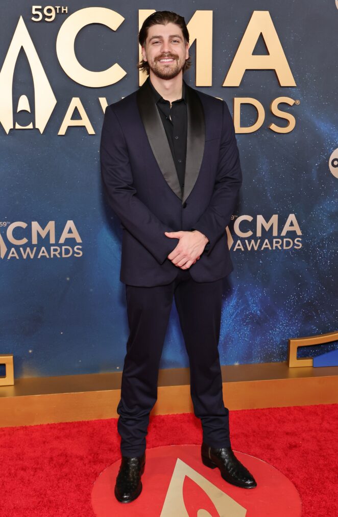 NASHVILLE, TENNESSEE - NOVEMBER 19: EDITORIAL USE ONLY Johnny Clawson attends the 59th Annual CMA Awards at Music City Center on November 19, 2025 in Nashville, Tennessee. (Photo by Emma McIntyre/Getty Images)