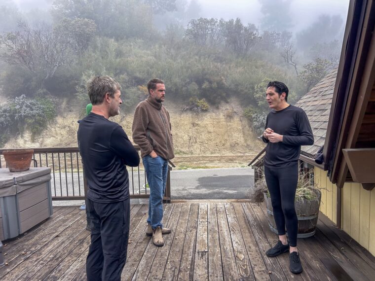 Creep Tapes BTS (Season 2, Episode 1) - Photo Credit: John Baker/Shudder