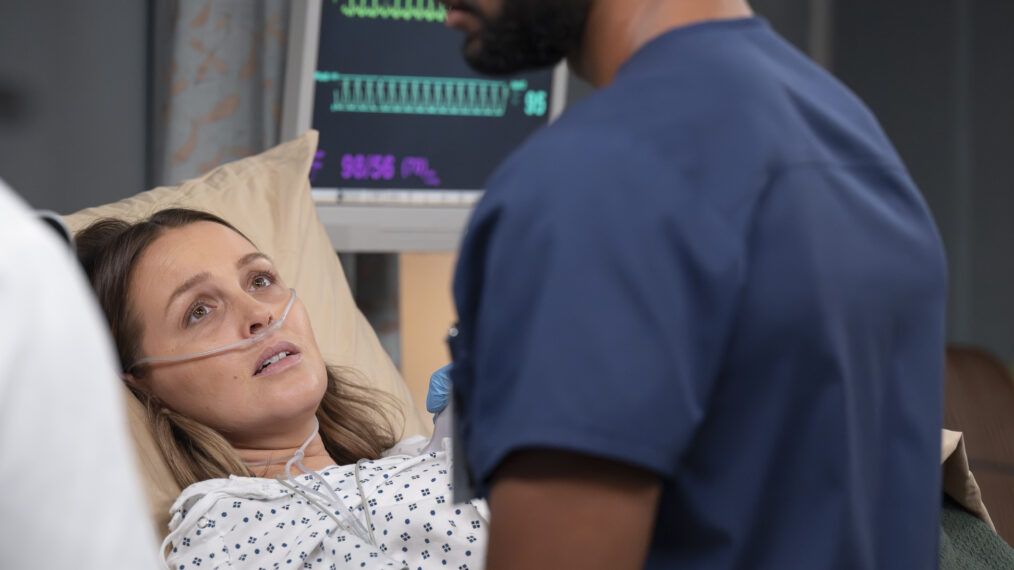 GREY’S ANATOMY - “When I Crash” - Grey Sloan takes in patients following a catastrophic bus accident. Teddy and Owen have an awkward encounter, and Richard tests Bailey’s patience. THURSDAY, NOV. 13 (10:00-11:00 p.m. EST) on ABC. (Disney/Anne Marie Fox) CAMILLA LUDDINGTON