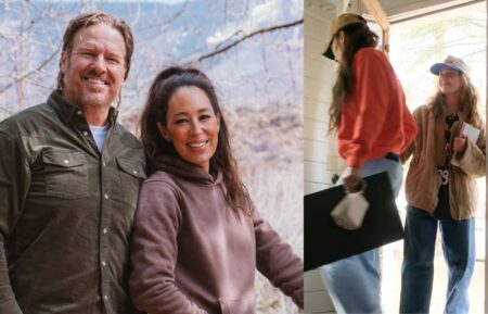 Chip and Joanna Gaines on HGTV and Magnolia's Network's 'Fixer Upper: Colorado Mountain House'; Joanna Gaines and Ella Gaines in the trailer for HGTV and Magnolia's Network's 'Fixer Upper: Colorado Mountain House.'