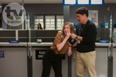 Harriet Dyer and Randall Park in 'DMV'