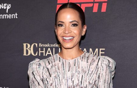 Elle Duncan attends Broadcasting + Cable Hall Of Fame Awards 33rd Anniversary Gala at The Ziegfeld Ballroom on September 30, 2025 in New York City.