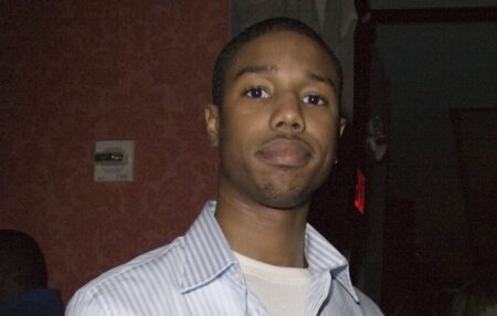 NEW YORK - MARCH 27: All My Children soap actor Michael B. Jordan poses at Gotham Magazine's March Edition Release Party at Hotel 57 Opia Lounge. March 27, 2006 in New York City. (Photo by Clarence Elie-Rivera/Getty Images)