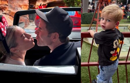 Heather Rae El Moussa, Tarek El Moussa, son Tristan, Disneyland, Instagram, November 13, 2025.