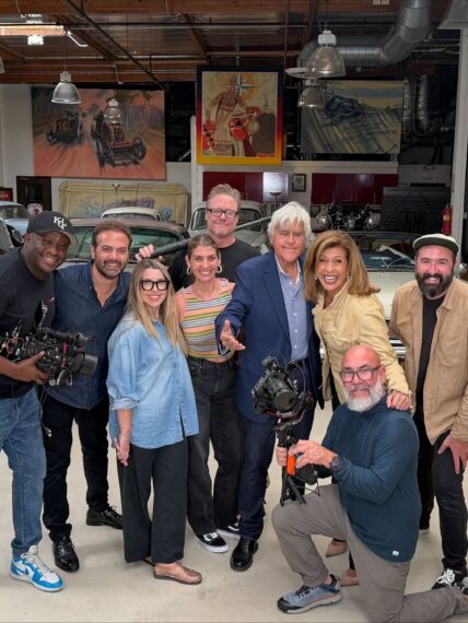 Hoda Kotb, Jay Leno, and 'Today' crew members via Instagram, November 9, 2025.