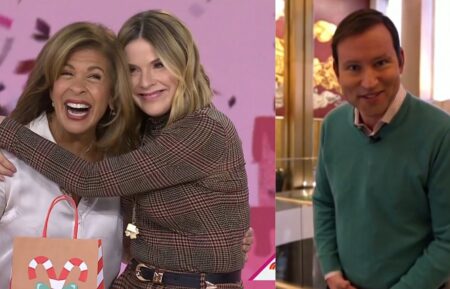 Hoda Kotb, Jenna Bush Hager, and Henry Hager on the November 25, 2025, episode of NBC's 'Today With Jenna & Friends.'