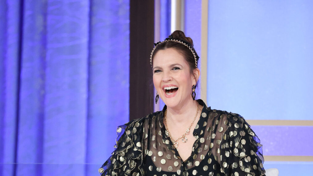 Coverage of the CBS Original Series HOLLYWOOD SQUARES, Season 2, Episode 207, scheduled to air on the CBS Television Network. Pictured: Co-Host Drew Barrymore.