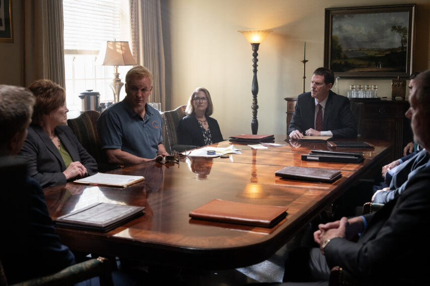 MURDAUGH: DEATH IN THE FAMILY - “On the Road You Take to Avoid it” - Buster grapples with the murder of his mother and brother as police search for the killer. Alex's worsening addiction and mounting lies start to catch up with him. (Disney/Daniel Delgado Jr.)JASON CLARKE, MONICA WYCHE, NOAH EMMERICH