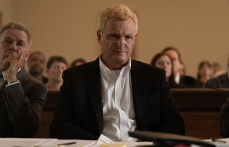 MURDAUGH: DEATH IN THE FAMILY - “The Man in the Glass” - The family attends Maggie and Paul’s murder trial. Buster navigates the negative attention from the public as he chases the truth. (Disney/Daniel Delgado Jr.) SPENCER GARRETT, JASON CLARKE