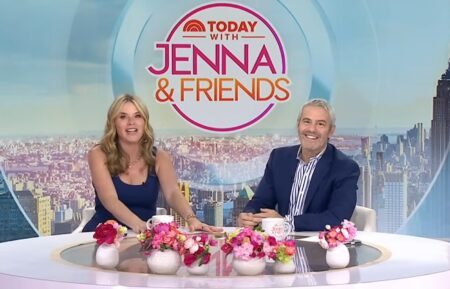 Jenna Bush Hager and Andy Cohen on the June 13, 2025, episode of NBC's 'Today With Jenna & Friends.'