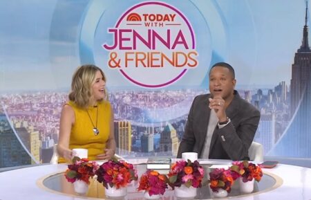 Jenna Bush Hager and Craig Melvin on the November 3, 2025, episode of 'Today With Jenna & Friends,' NBC.