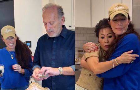 Joanna Gaines with her parents Jerry Stevens and Nan Stevens, Instagram, November 24, 2025/November 25, 2025.