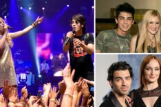 Joe Jonas with Taylor Swift, Aly Michalka, and Sophie Turner