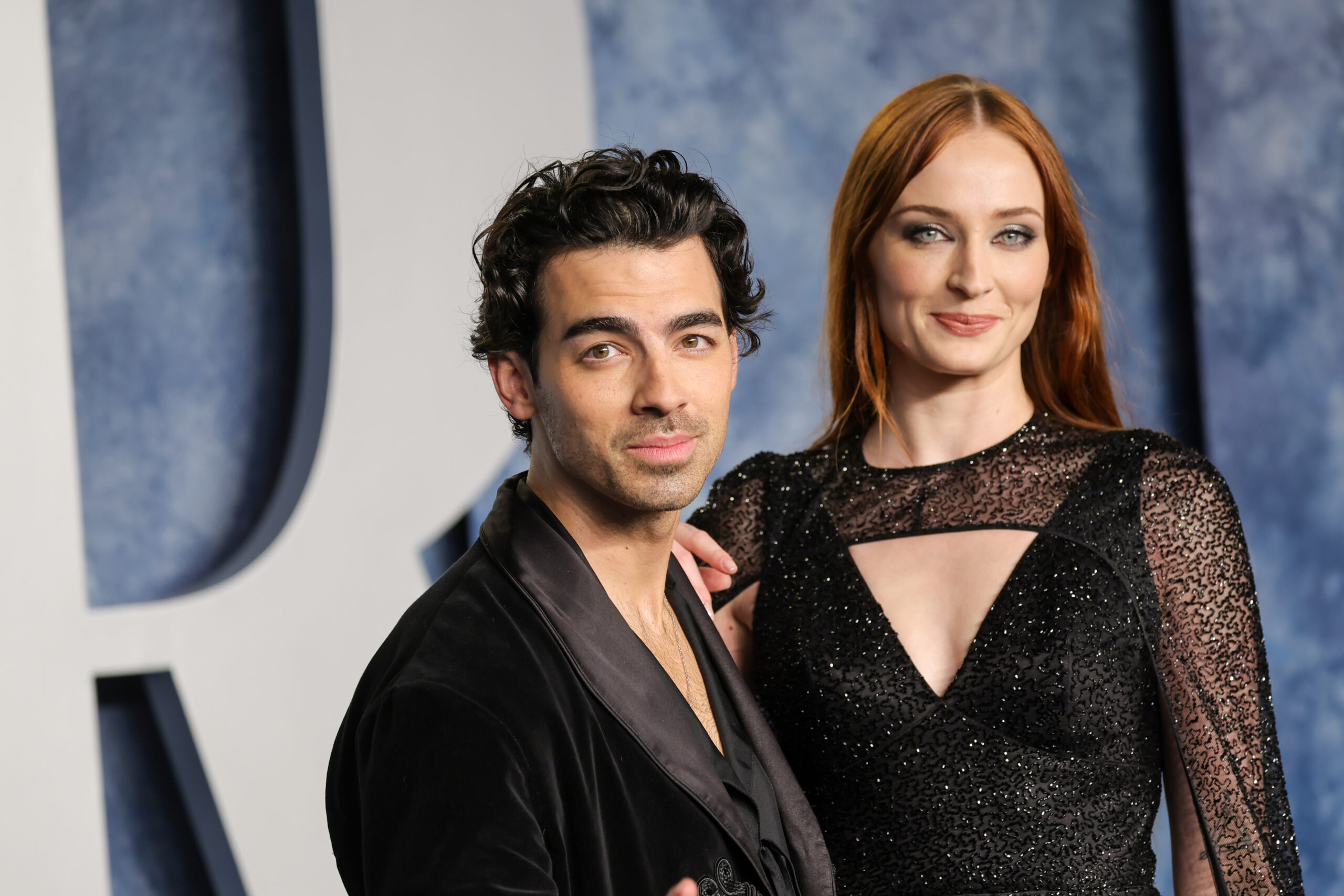 Joe Jonas and Sophie Turner at the Vanity Fair Oscars Party