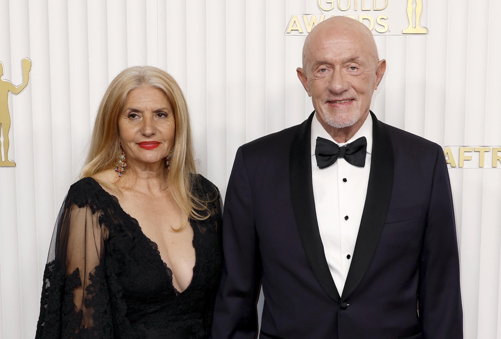 Gennera Banks and Jonathan Banks attend the 29th Annual Screen Actors Guild Awards at Fairmont Century Plaza on February 26, 2023 in Los Angeles, California.