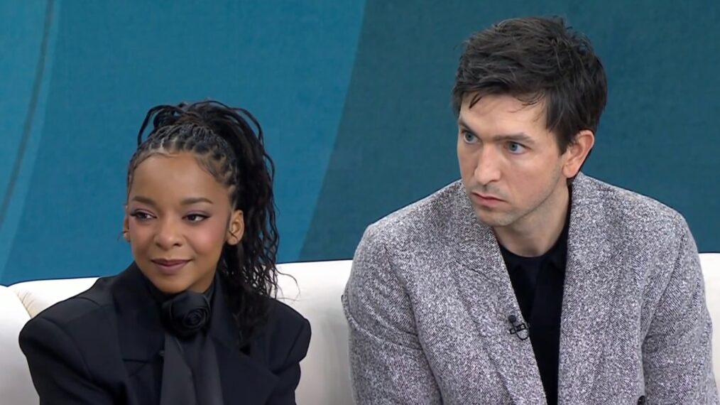 Kara Young and Nicholas Braun on the November 6, 2025, episode of 'Today.'
