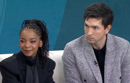 Kara Young and Nicholas Braun on the November 6, 2025, episode of 'Today.'