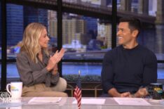 Kelly Ripa and Mark Consuelos on the November 17, 2025, episode of ABC's 'Live With Kelly and Mark.'