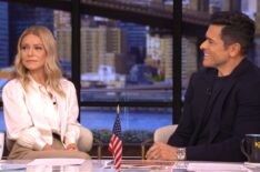 Kelly Ripa and Mark Consuelos on the November 4, 2025, episode of ABC's 'Live With Kelly and Mark.'