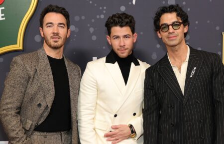 Kevin Jonas, Nick Jonas, and Joe Jonas attend Disney+'s 