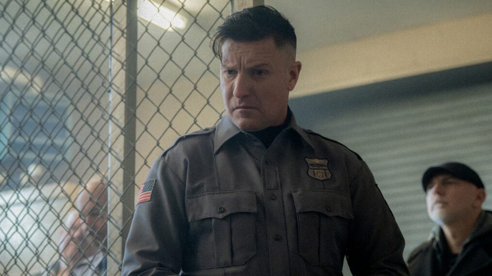 Lane Garrison as Carney in Mayor of Kingstown episode 1, season 4, streaming on Paramount+, 2025. Credit: Dennis P. Mong Jr./Paramount+