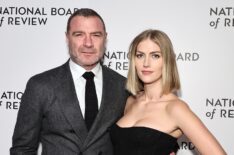 Liev Schreiber and Taylor Neisen attend The National Board of Review Annual Awards Gala at Cipriani 42nd Street on January 07, 2025 in New York City.