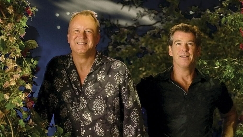 Stellan Skarsgard, Pierce Brosnan in 'Mamma Mia!'