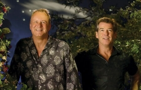 Stellan Skarsgard, Pierce Brosnan in 'Mamma Mia!'