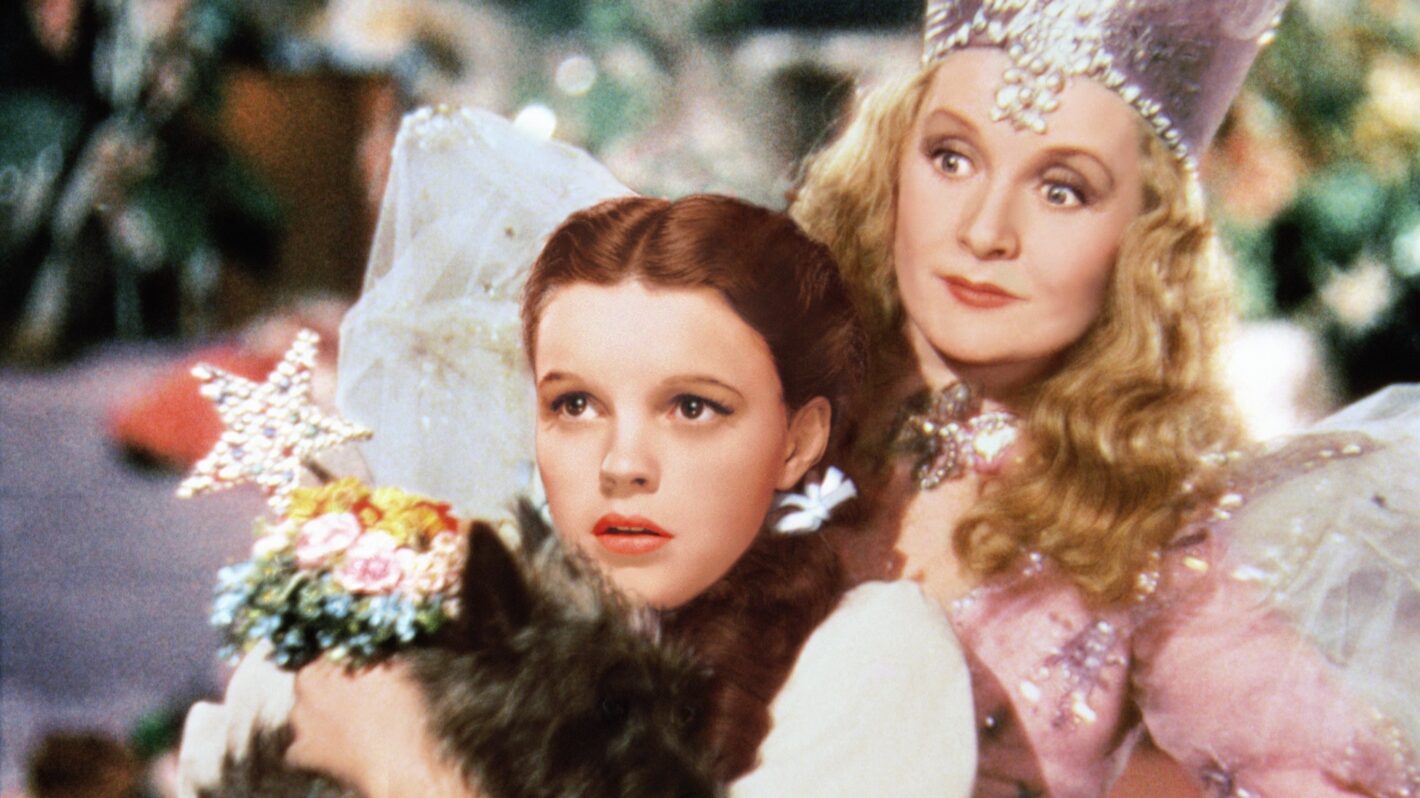 Judy Garland and Billie Burke in 'The Wizard of Oz'