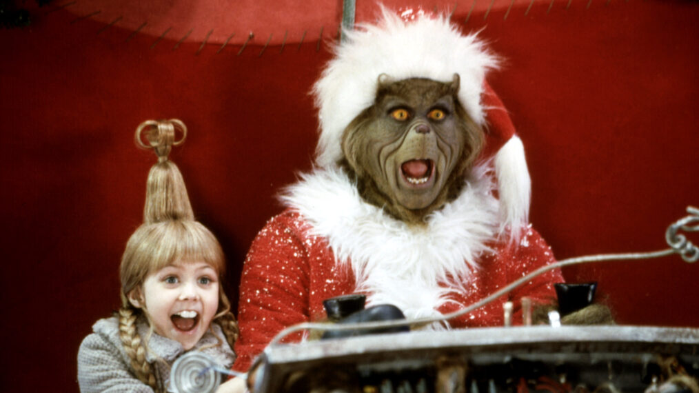 Jim Carrey and Taylor Momsen in 'How the Grinch Stole Christmas'