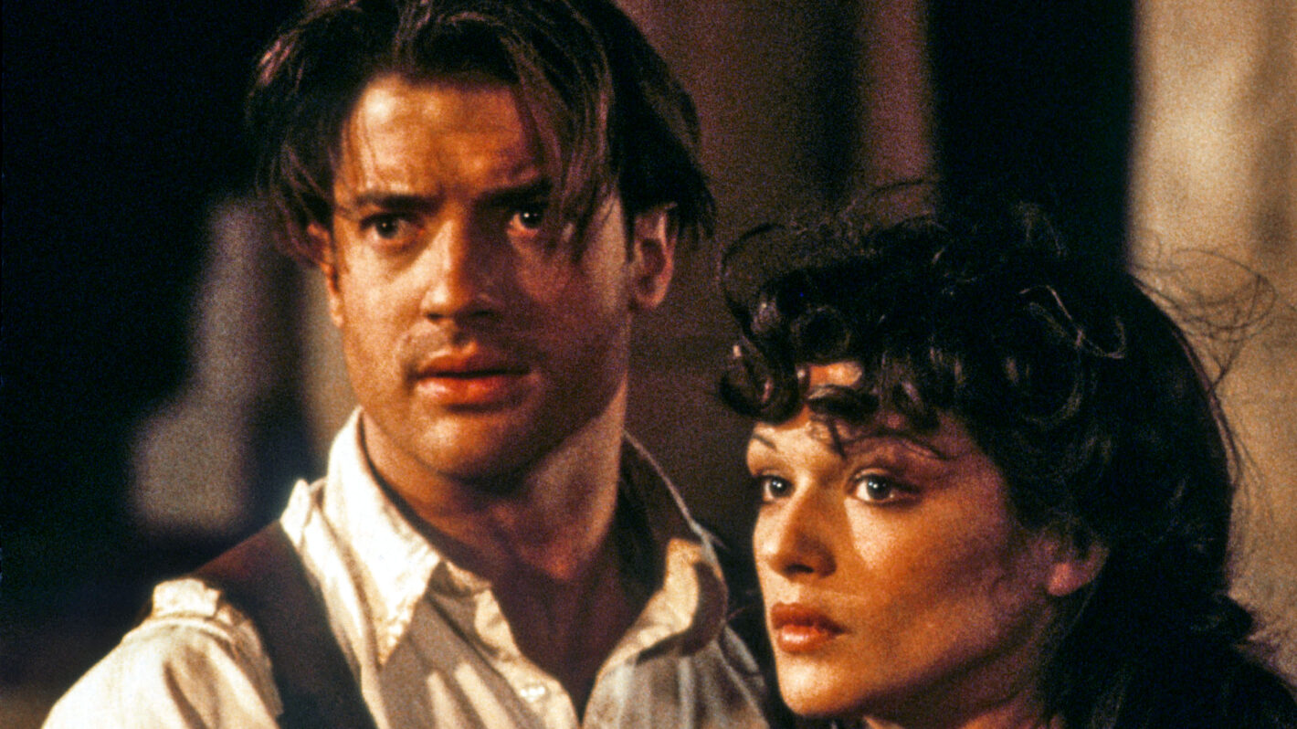 THE MUMMY, Brendan Fraser, Rachel Weisz