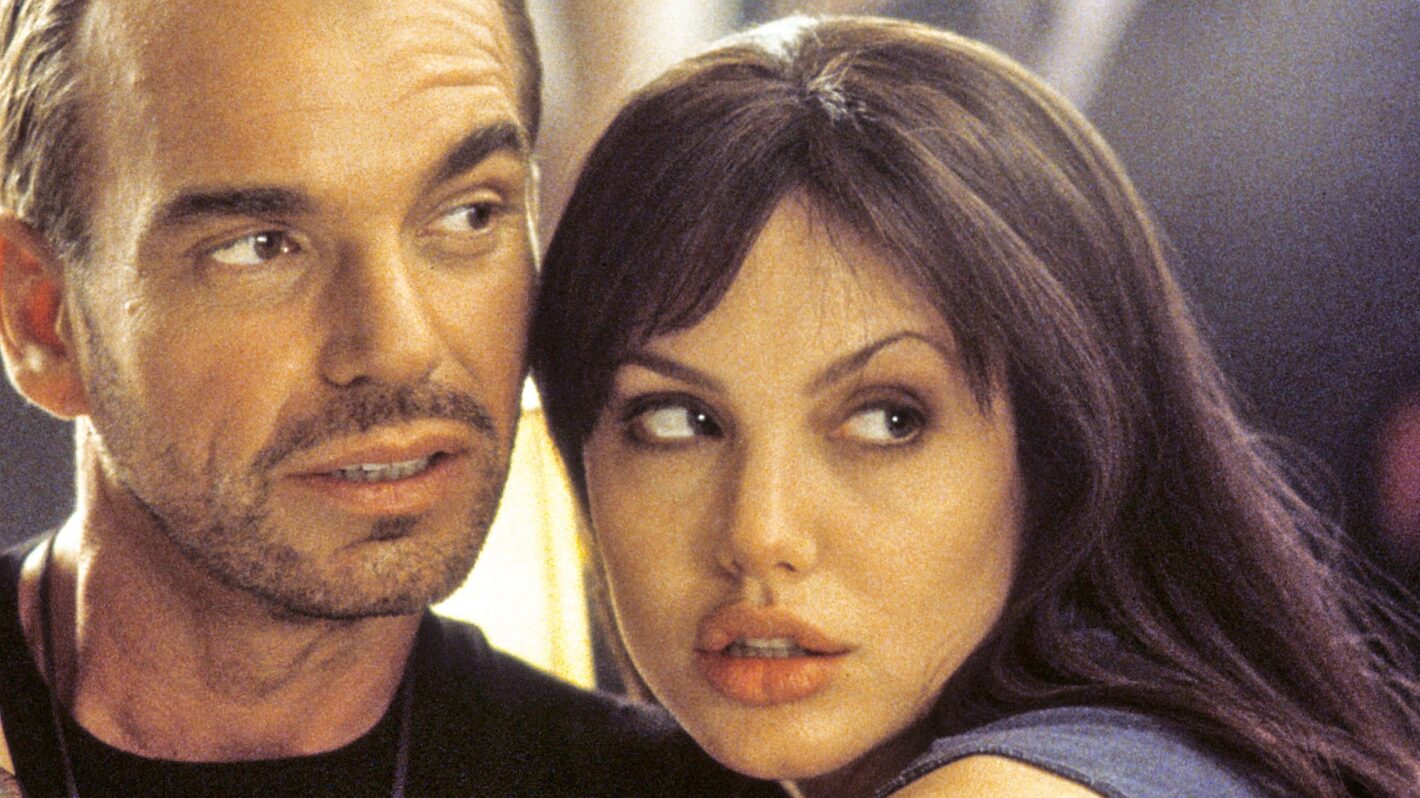 Billy Bob Thornton and Angelina Jolie in 'Pushing Tin'