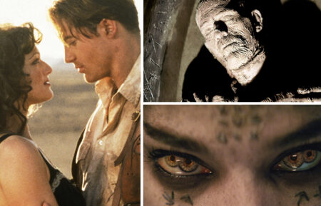 THE MUMMY RETURNS, Rachel Weisz, Brendan Fraser, 2001. ; THE MUMMY, Boris Karloff, 1932; Photo Credit: Universal Pictures