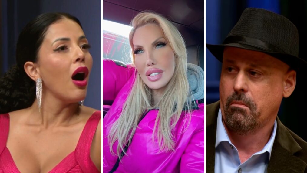 90 Day Fiancé stars Jasmine Pineda, Nikki Exotika, and Gino Palazzolo