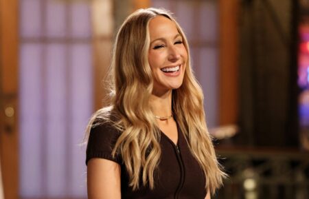 Nikki Glaser, 'Saturday Night Live' promos for November 8, 2025, episode, on November 4, 2025, NBC.