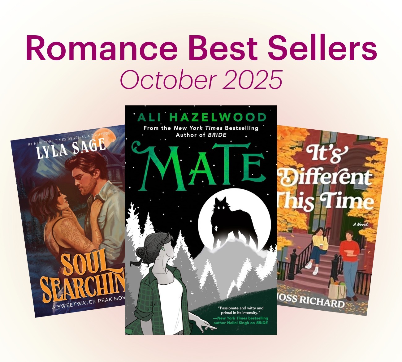 Romance Best Sellers of October 2025