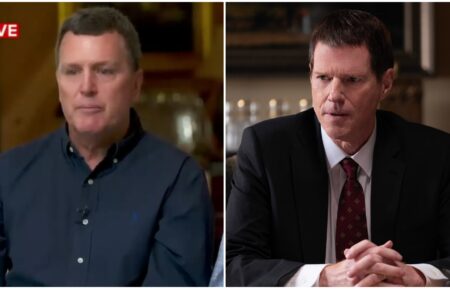 Randy Murdaugh on 'Good Morning America' and Noah Emmerich as Randy in 'Murdaugh: Death in the Family'