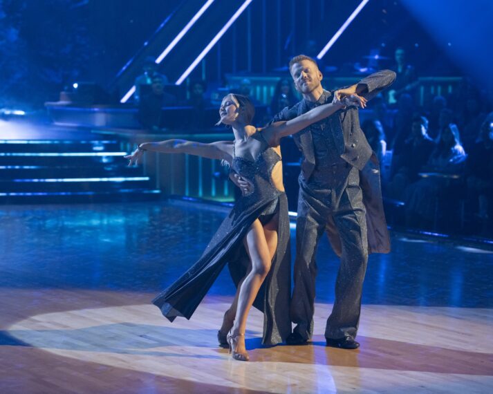 Rylee Arnold and Scott Hoying Season 34, Episode 5, of ABC's 'Dancing With the Stars,' October 14, 2025.