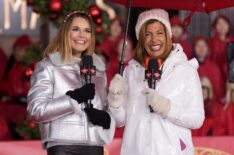Savannah Guthrie and Hoda Kotb hosting NBC's Macy's Thanksgiving Day Parade, November 28, 2025.
