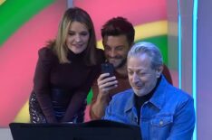 Savannah Guthrie, Jonathan Bailey, and Jeff Goldblum on the November 19, 2025, episode of NBC's 'Today.'