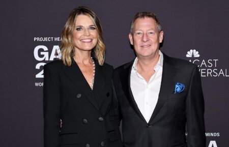 Savannah Guthrie and Mike Feldman attend the Project Healthy Minds World Mental Health Day Gala at Spring Studios on October 10, 2024 in New York City.