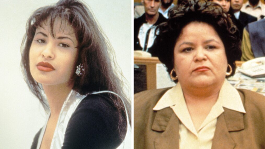 Selena Perez, (1971-1995); SELENA MURDER TRIAL, Socorra Mora as Yolanda Saldivar, the murderer, 1996.