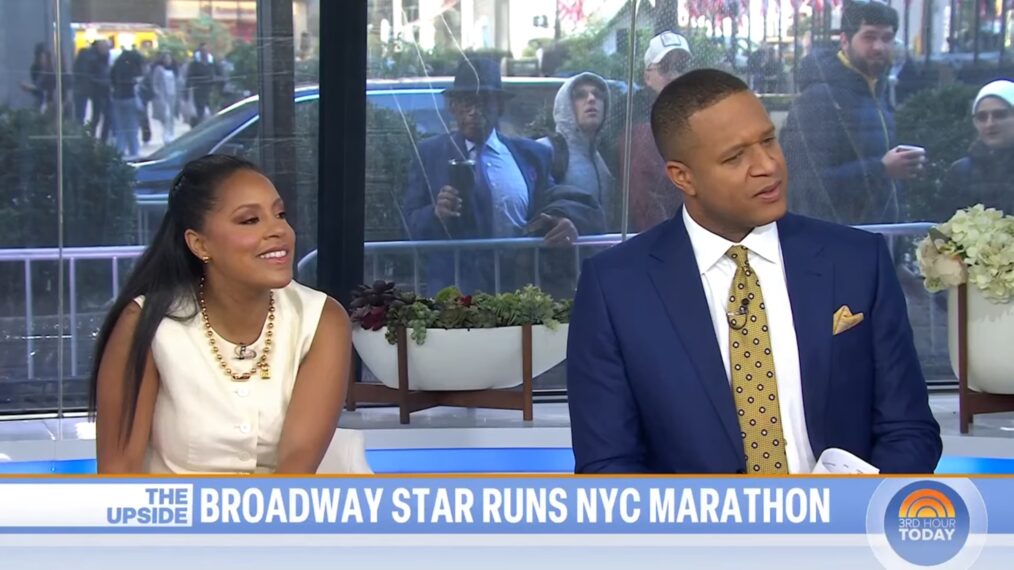 Sheinelle Jones, Al Roker, and Craig Melvin on the third hour of 'Today's November 4, 2025, episode, NBC.