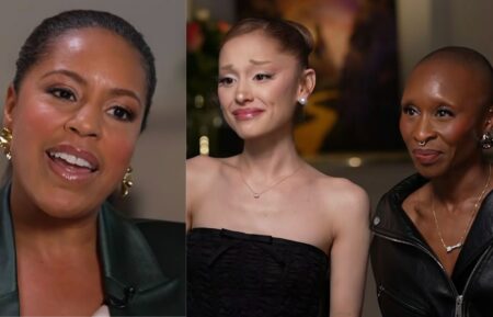 Sheinelle Jones, Ariana Grande, and Cynthia Erivo on the November 12, 2025, episode of NBC's 'Today.'