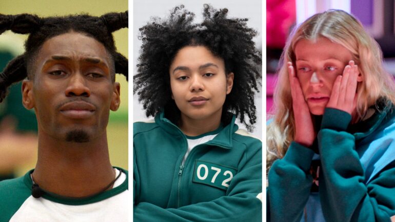 Viper, Perla, and Mackenzie on Squid Game: The Challenge Season 2