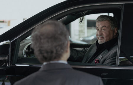 Sylvester Stallone as Dwight Manfredi in Tulsa King, episode 8, season 3, streaming on Paramount+, 2025. Photo Credit: Brian Douglas/Paramount+.